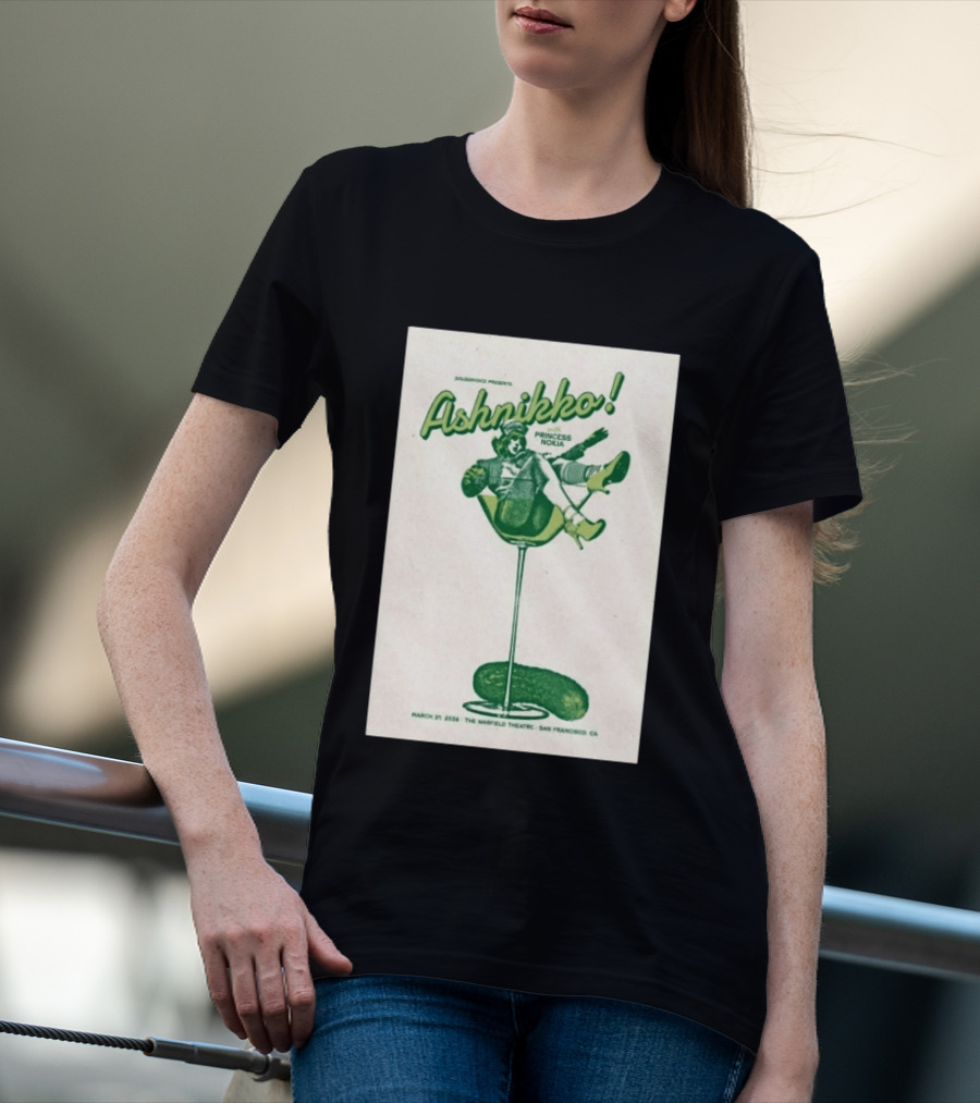 Ashnikko Princess Nokia The Warfield Theatre San Francisco March 21 2026 T-Shirt