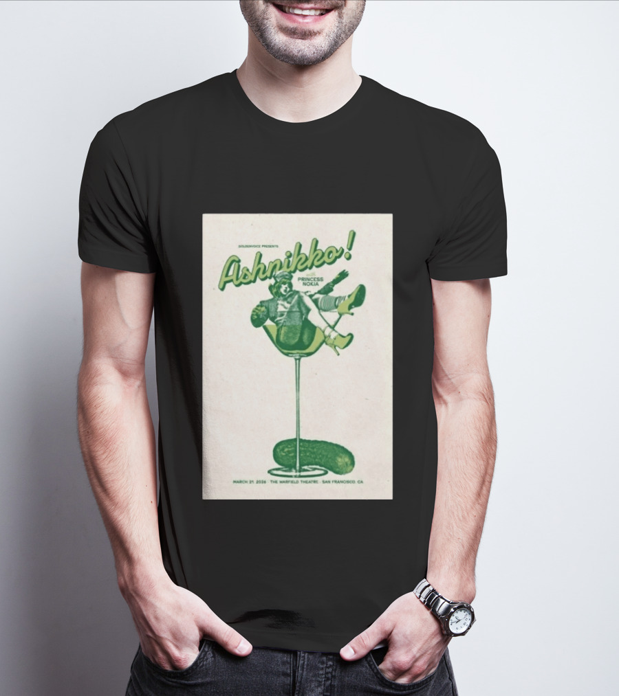 Ashnikko Princess Nokia The Warfield Theatre San Francisco March 21 2026 T-Shirt