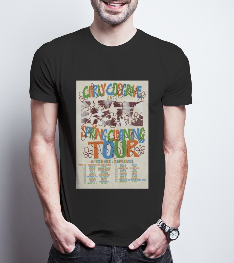 Carly Cosgrove 2026 The Spring Cleaning Tour Leisure Hour Summerbruise T-Shirt