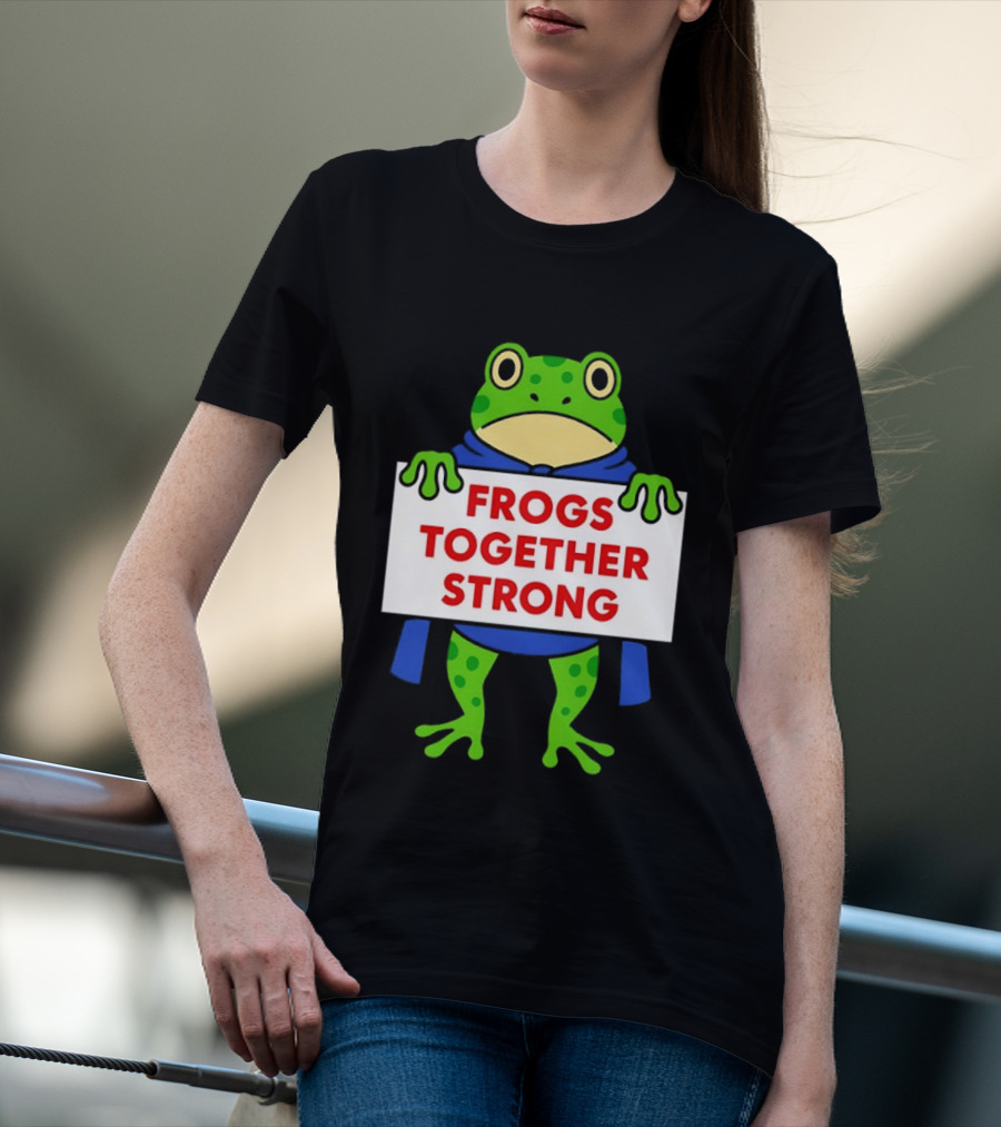 Frogs Together Strong Portland Newsom T-Shirt