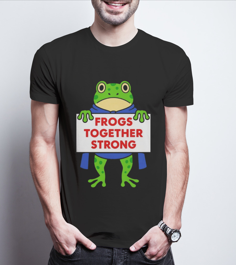 Frogs Together Strong Portland Newsom T-Shirt