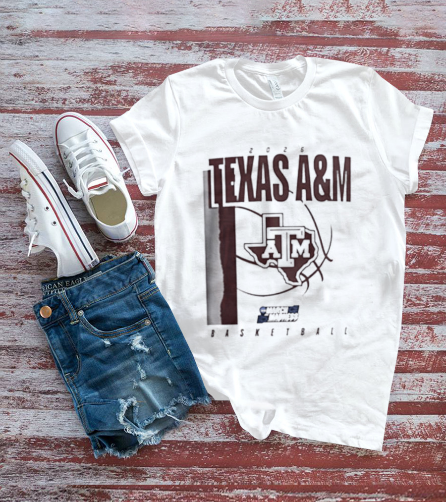 Texas A&M Aggies 2026 March Madness Basketball Tournament T-Shirt