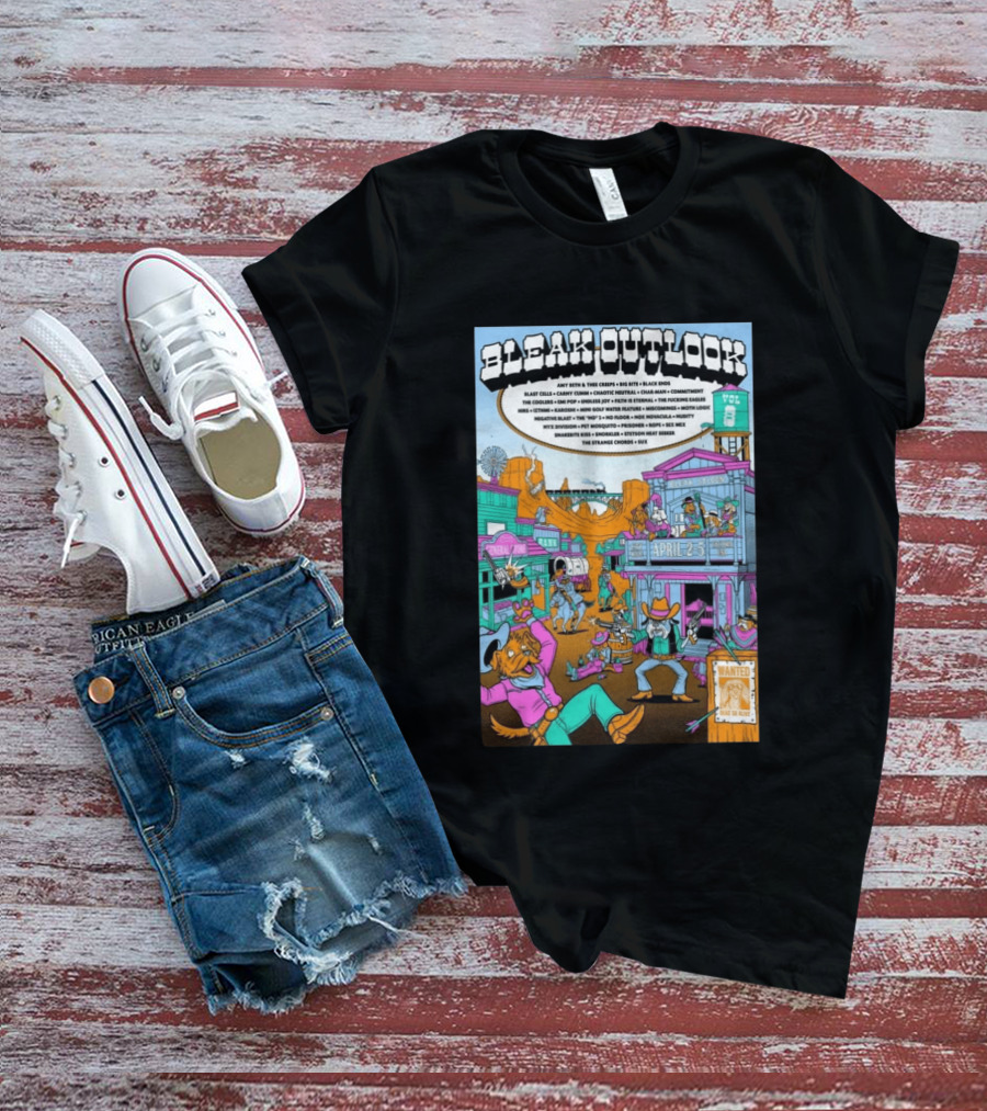Bleak Outlook Vol 8 Band Lineup April 2 5 2026 Tacoma WA T-Shirt