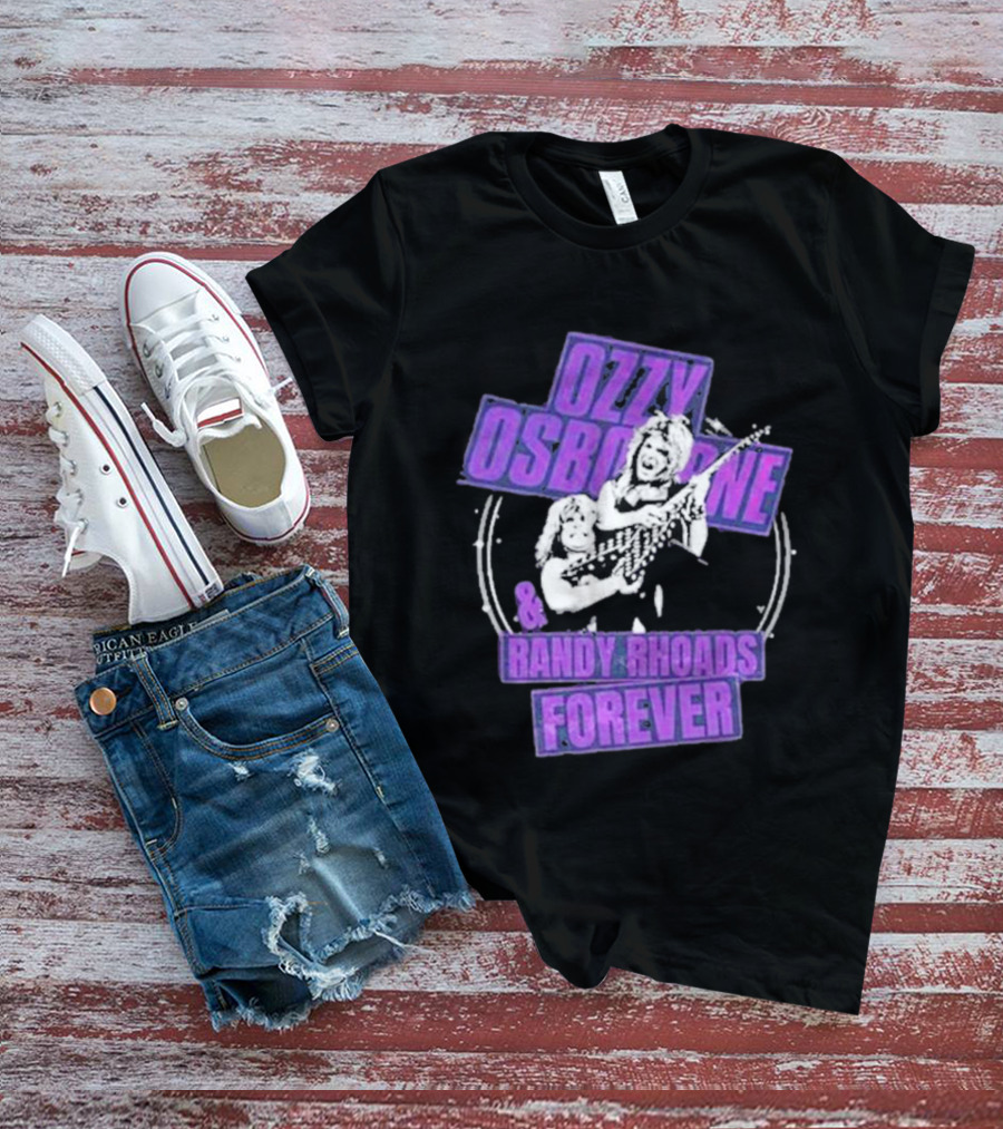 Ozzy Osbourne Randy Rhoads Forever Purple T-Shirt