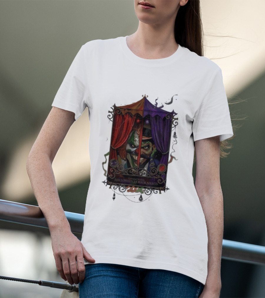 Universal Studios Halloween Horror Nights 2026 Dark Carnival Clown T-Shirt