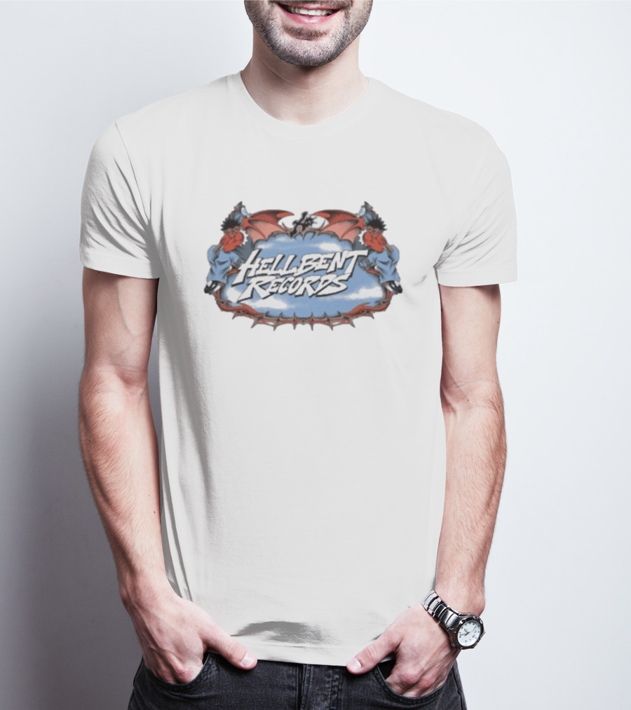Hellbent Records Cartoon Devils Heaven Can't Save You T-Shirt