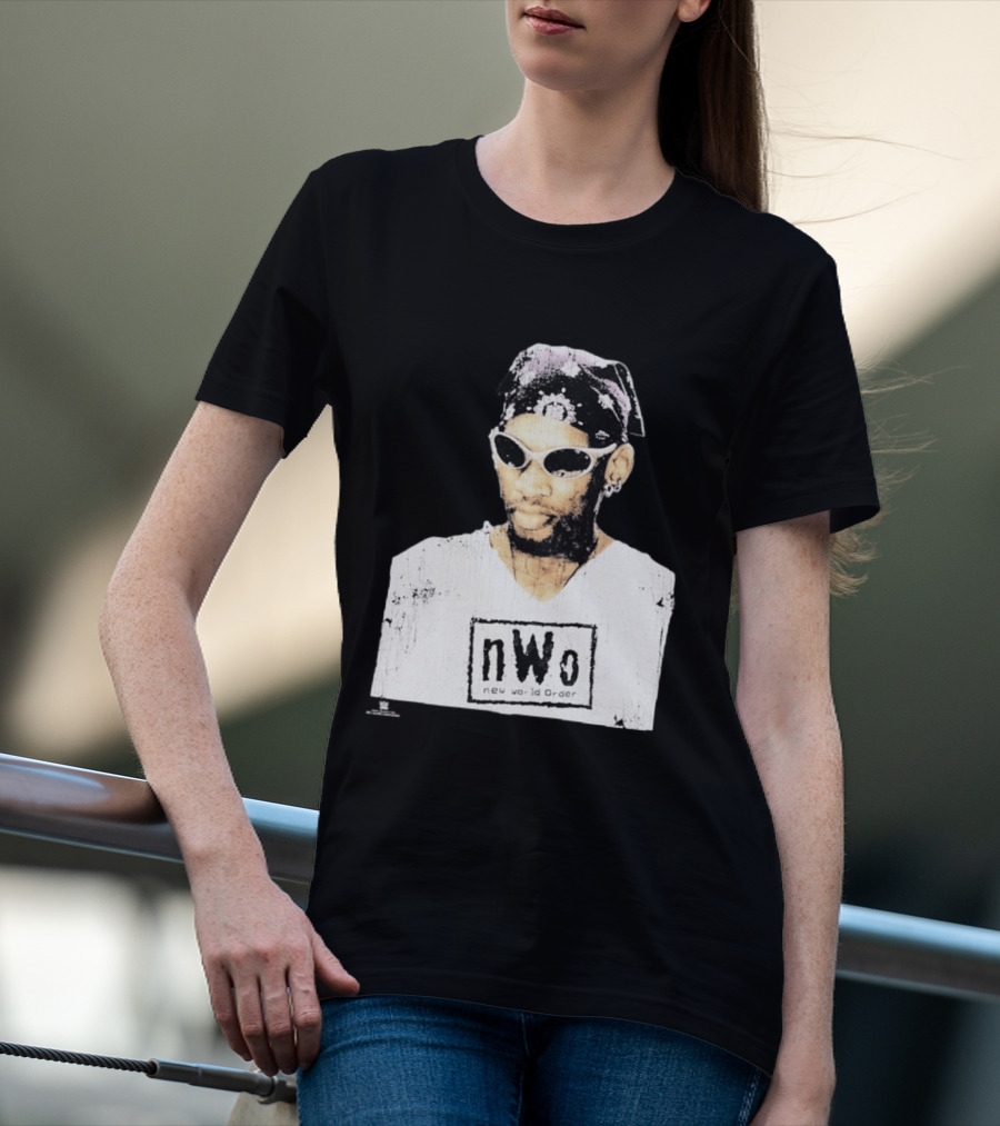 Dennis Rodman NWO New World Order Snow Wash T-Shirt