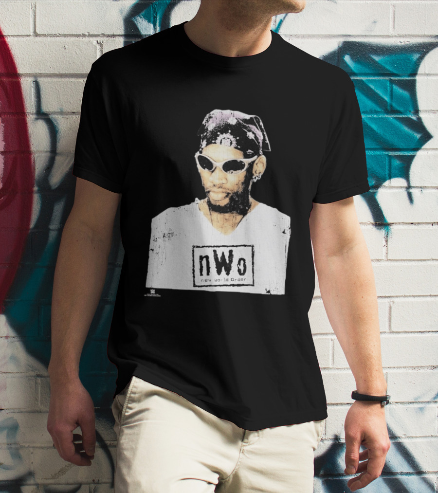 Dennis Rodman NWO New World Order Snow Wash T-Shirt