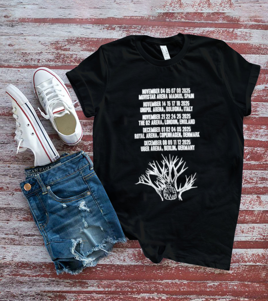 Radiohead 2025 Tour Living In Cloud Cuckoo Land Cactus Tree T-Shirt