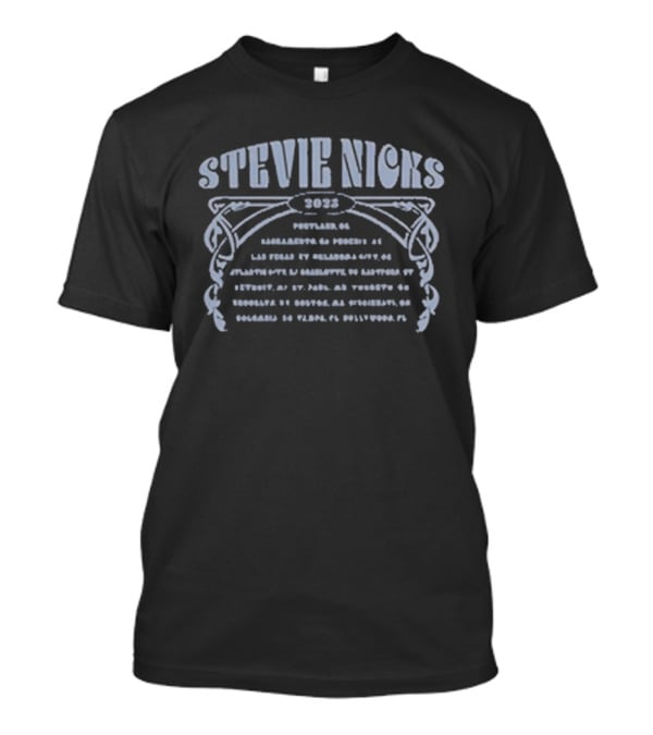 Stevie Nicks Tour 2025 Fort Worth Inglewood Atlanta New Orleans Phoenix T-Shirt