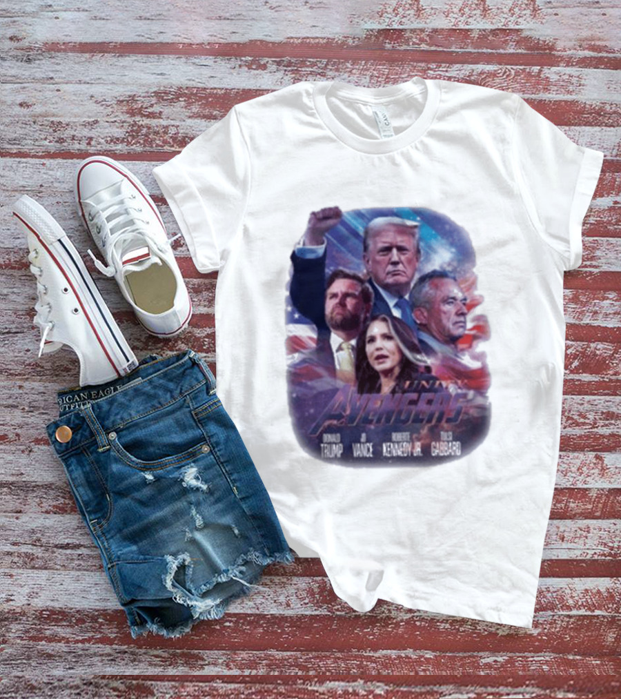 Unity Avengers Trump Vance Kennedy Jr Tulsi Gabbard T-Shirt