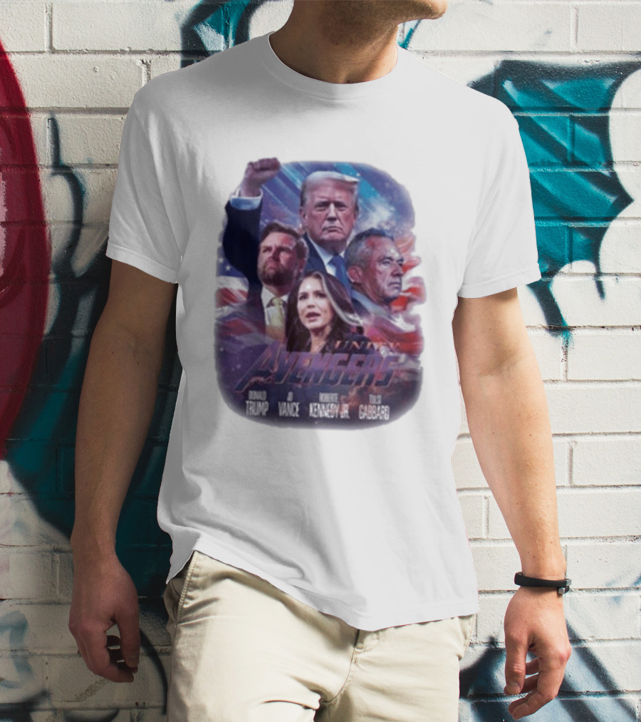 Unity Avengers Trump Vance Kennedy Jr Tulsi Gabbard T-Shirt