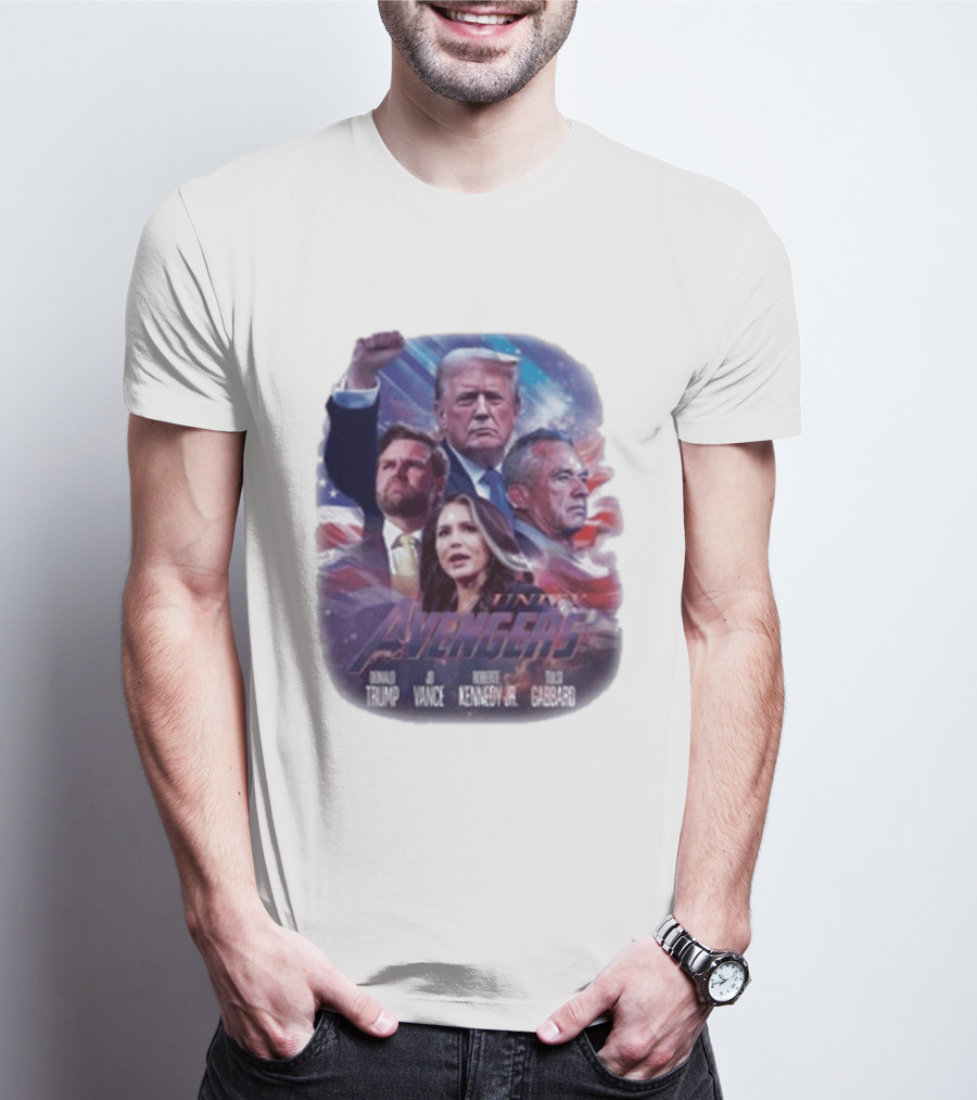 Unity Avengers Trump Vance Kennedy Jr Tulsi Gabbard T-Shirt