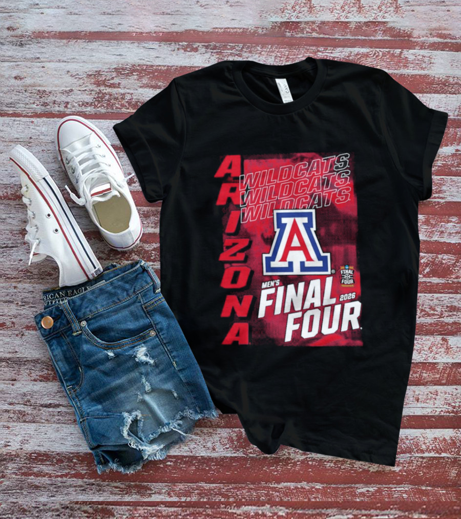 Arizona Wildcats 2026 Men's NCAA Final Four Basketball Tournament T-Shirt