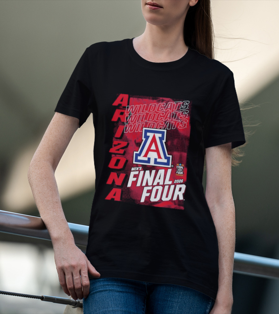 Arizona Wildcats 2026 Men's NCAA Final Four Basketball Tournament T-Shirt