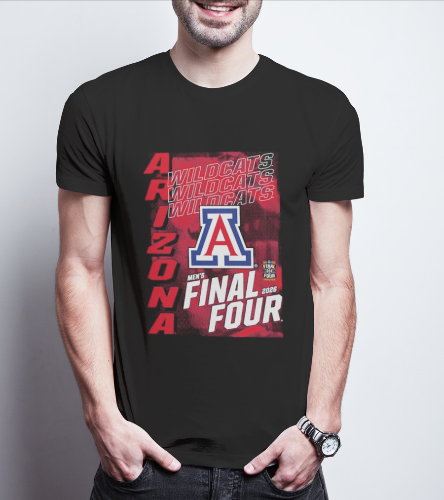 Arizona Wildcats 2026 Men's NCAA Final Four Basketball Tournament T-Shirt