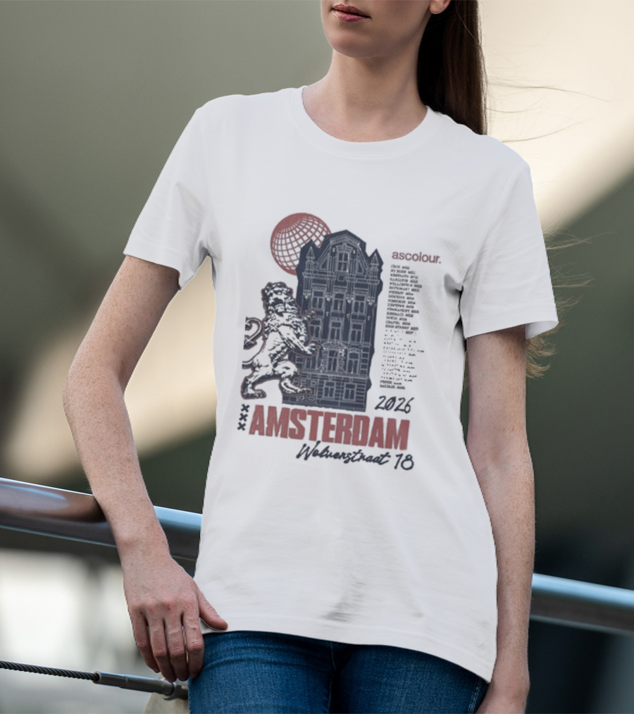 As Colour Amsterdam Opening 2016 Event Lion Element Festival Listing T-Shirt