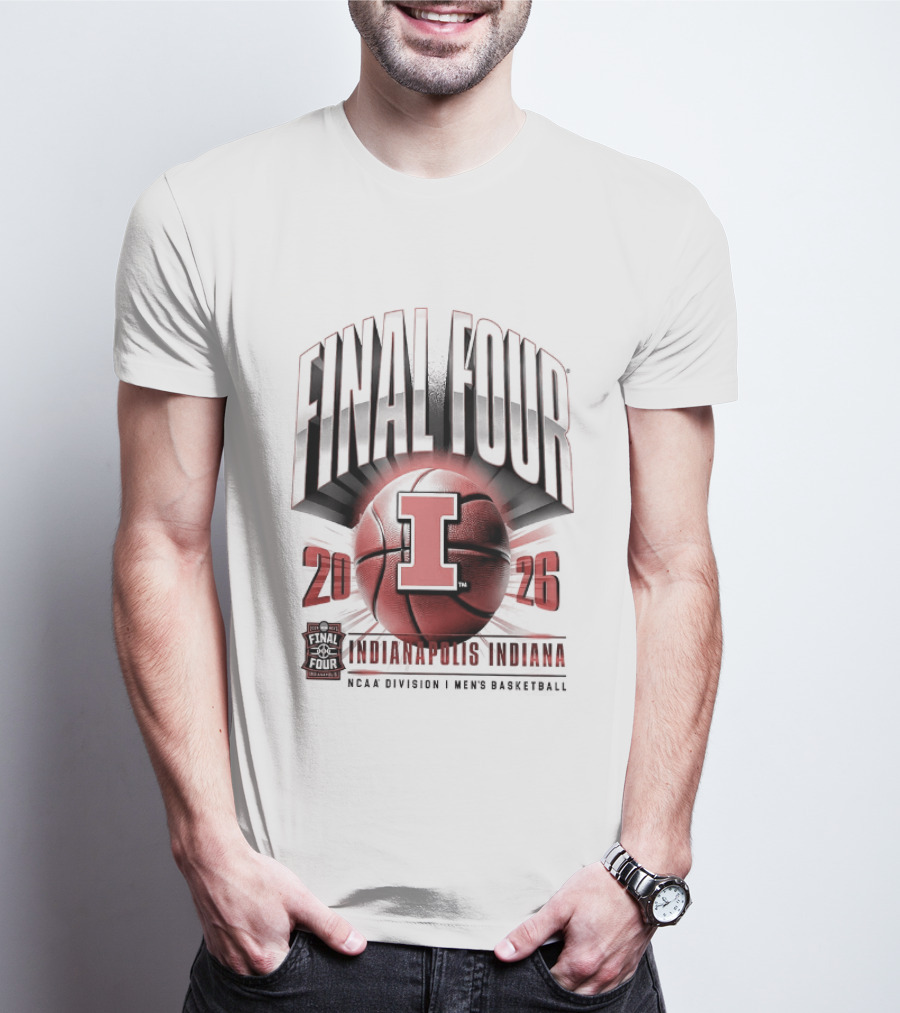 Final Four 2026 Illinois Fighting Illini NCAA Tournament March Madness Indianapolis T-Shirt
