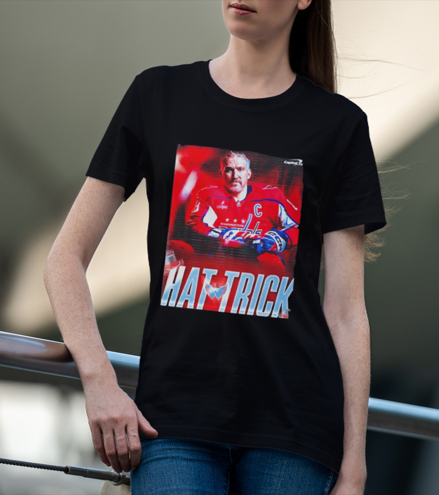 Alexander Ovechkin Washington Capitals Hat Trick Visionary Leadership T-Shirt