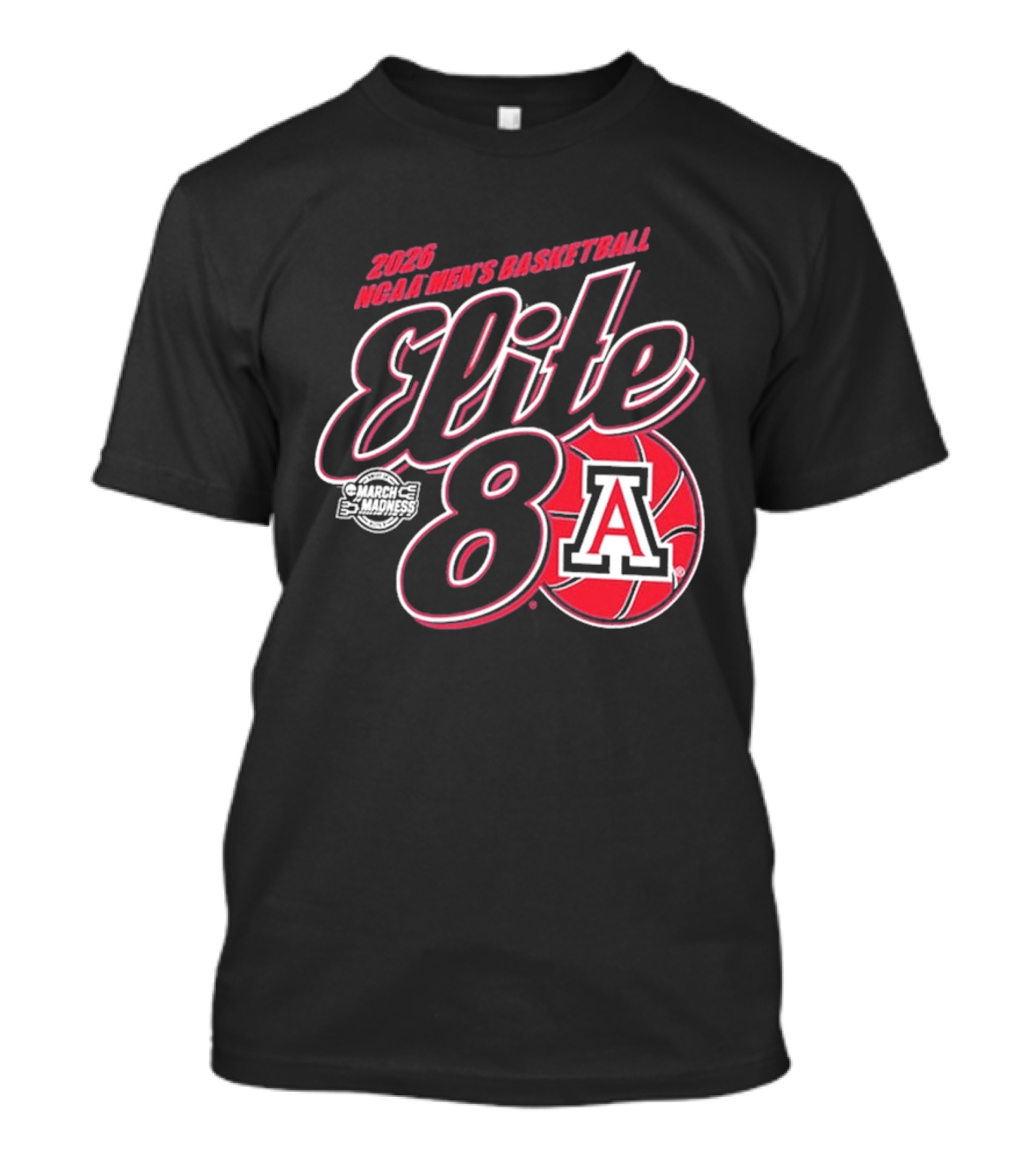 2026 NCAA Men's Basketball Elite 8 Arizona Wildcats T-Shirt