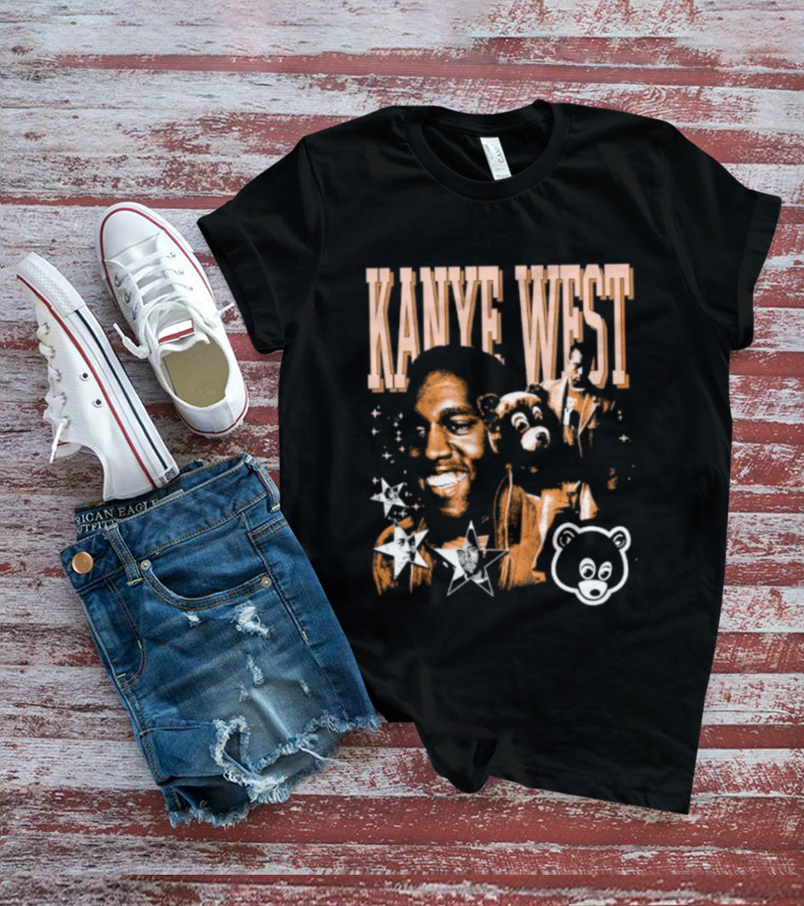 Kanye West College Dropout Bear Stars T-Shirt