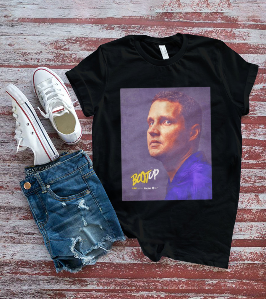BOOT UP Will Wade LSU Nike Basketball Coach T-Shirt