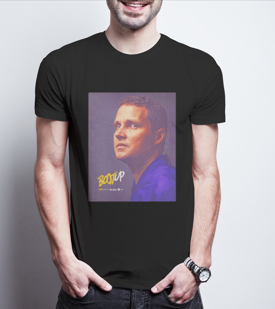 BOOT UP Will Wade LSU Nike Basketball Coach T-Shirt