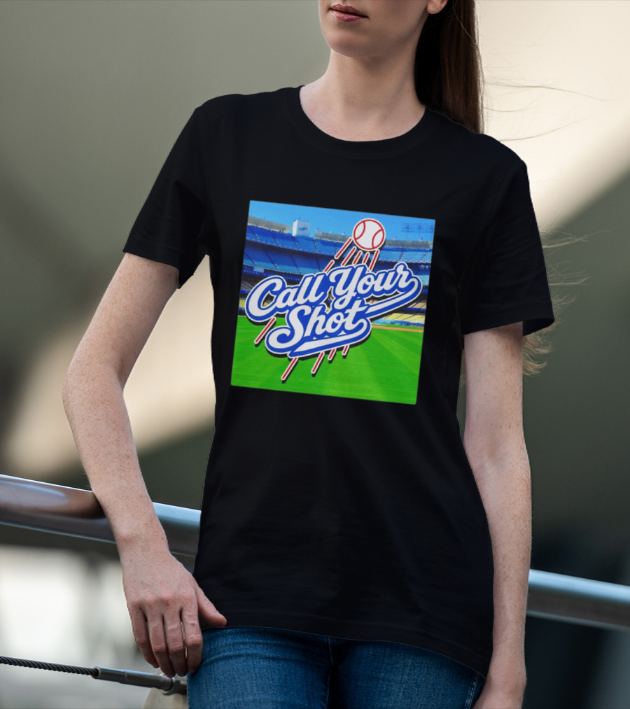 Call Your Shot Los Angeles Dodgers Stadium Baseball T-Shirt