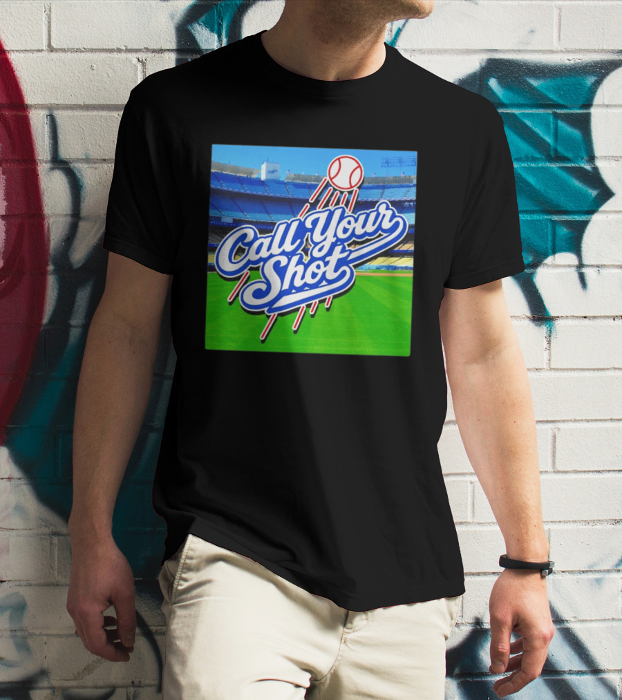 Call Your Shot Los Angeles Dodgers Stadium Baseball T-Shirt