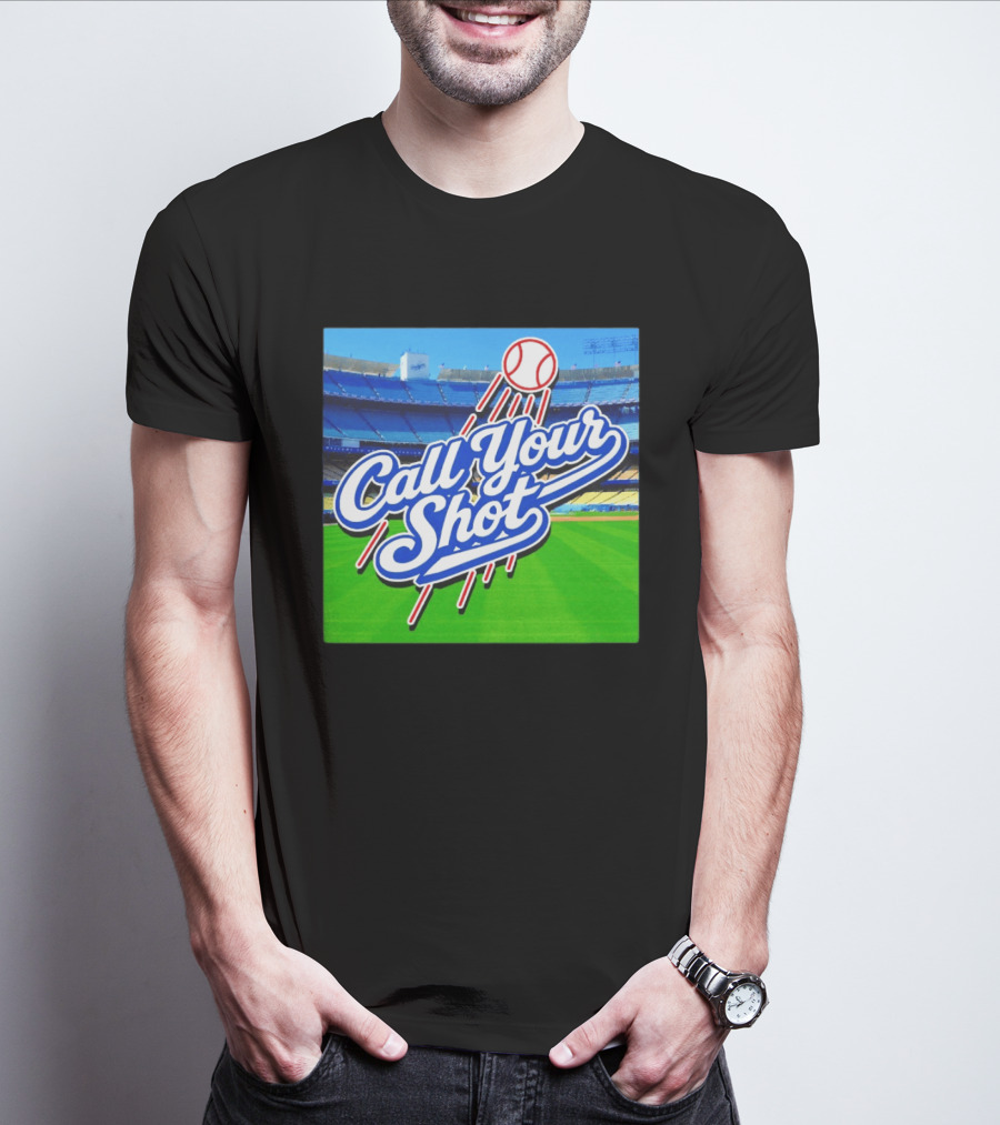 Call Your Shot Los Angeles Dodgers Stadium Baseball T-Shirt