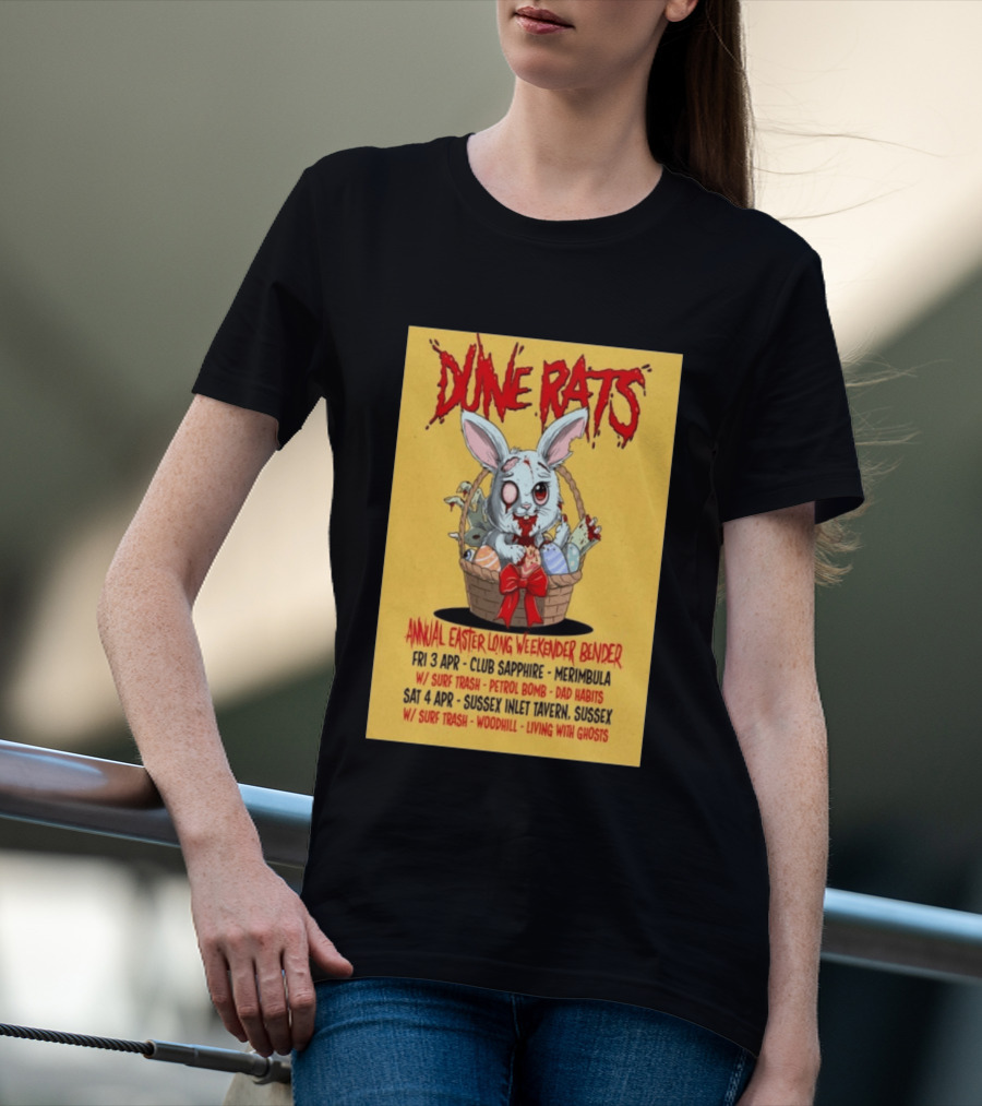 Dune Rats Apr 3 2026 Club Sapphire In Merimbula Australia T-Shirt