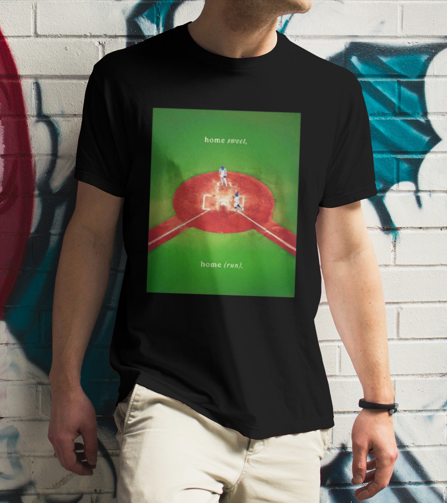 Home Sweet Home Run LA Dodgers 2026 MLB Opening Day Baseball Stadium Scene T-Shirt
