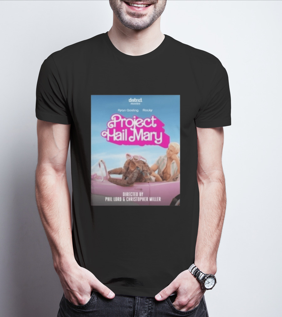 Ryan Gosling Rocky Project Hail Mary Barbie Movie Mashup Directed By Phil Lord Christopher Miller T-Shirt