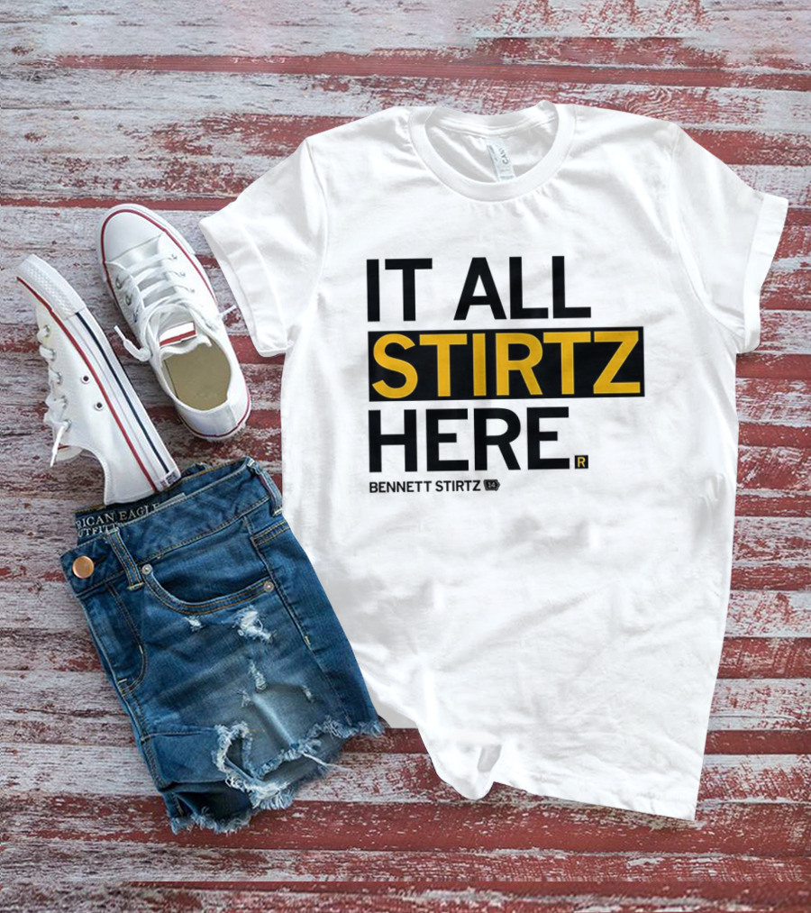 It All Stirtz Here Bennett Stirtz Iowa Hawkeyes Men's Basketball T-Shirt