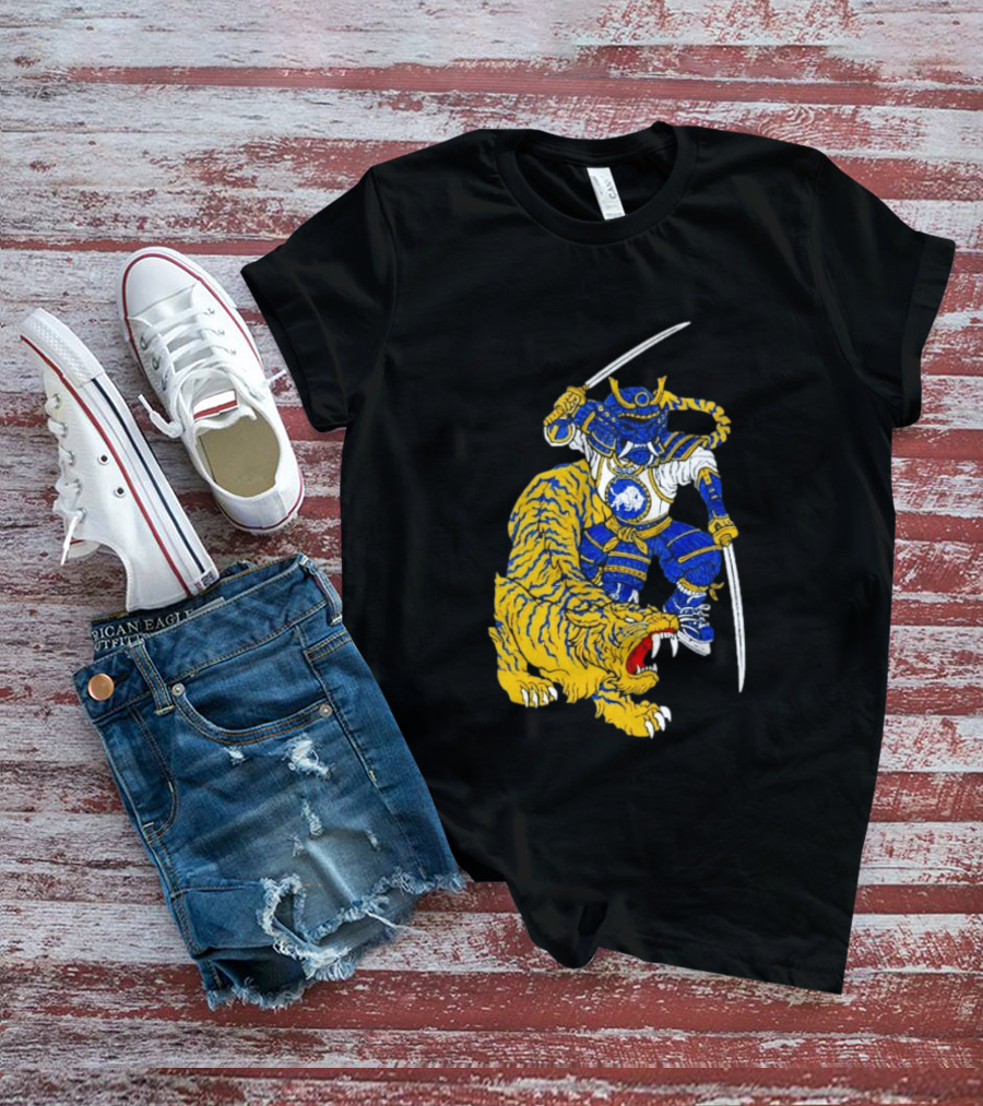 Warpath Buffalo Sabres Samurai With Tiger T-Shirt