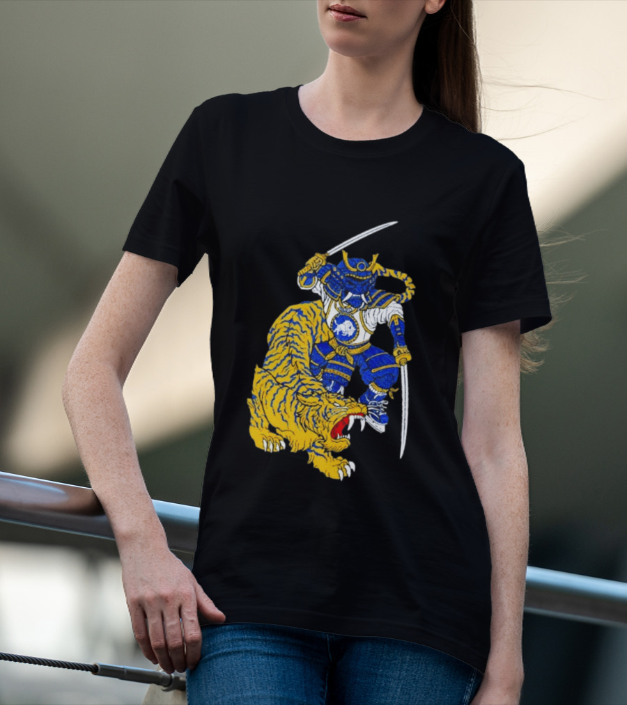 Warpath Buffalo Sabres Samurai With Tiger T-Shirt