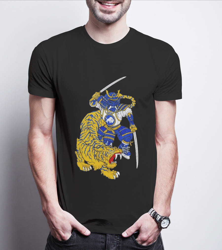 Warpath Buffalo Sabres Samurai With Tiger T-Shirt