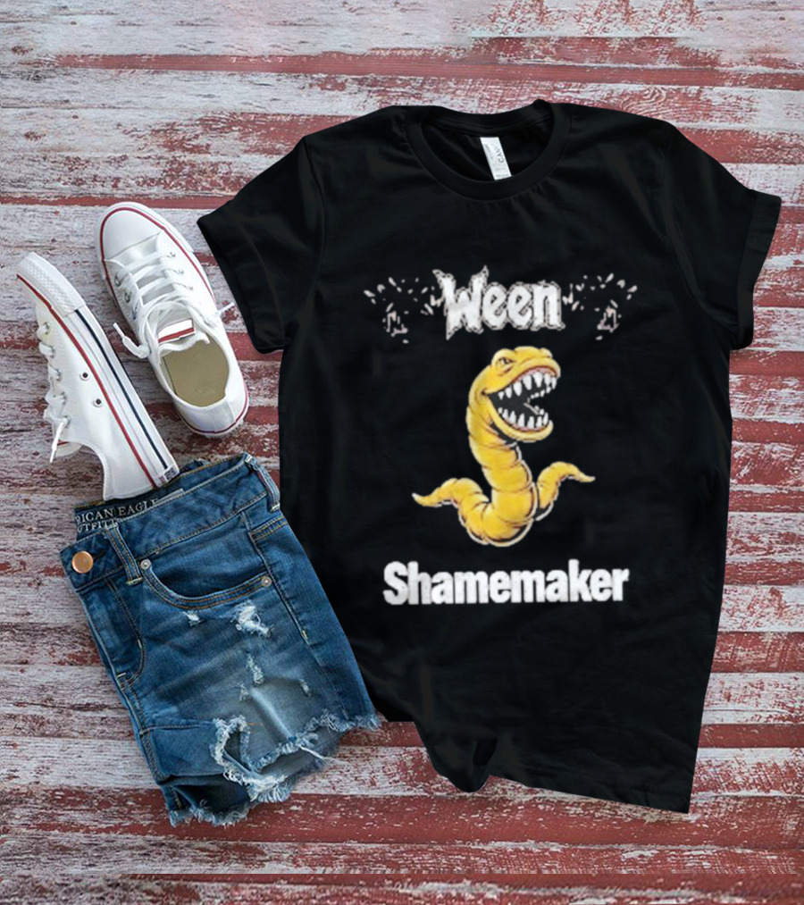 Ween Shamemaker Yellow Snake Teeth T-Shirt