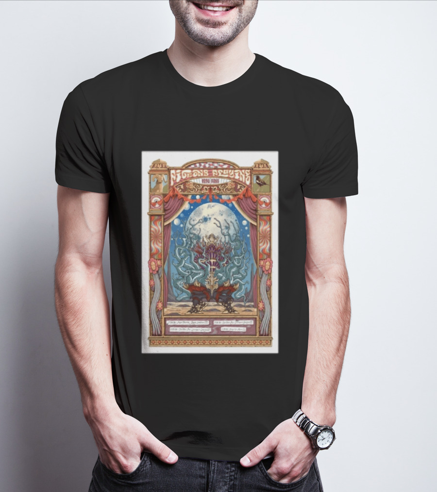 Pigeons Playing Ping Pong Concert March 2026 Grand Junction CO Event T-Shirt