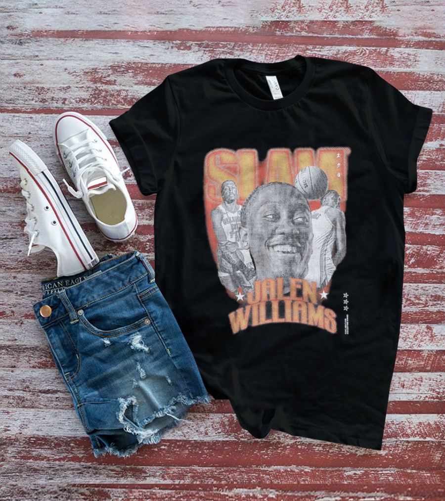 Slam Jalen Williams Oklahoma City Thunder Basketball Remix T-Shirt