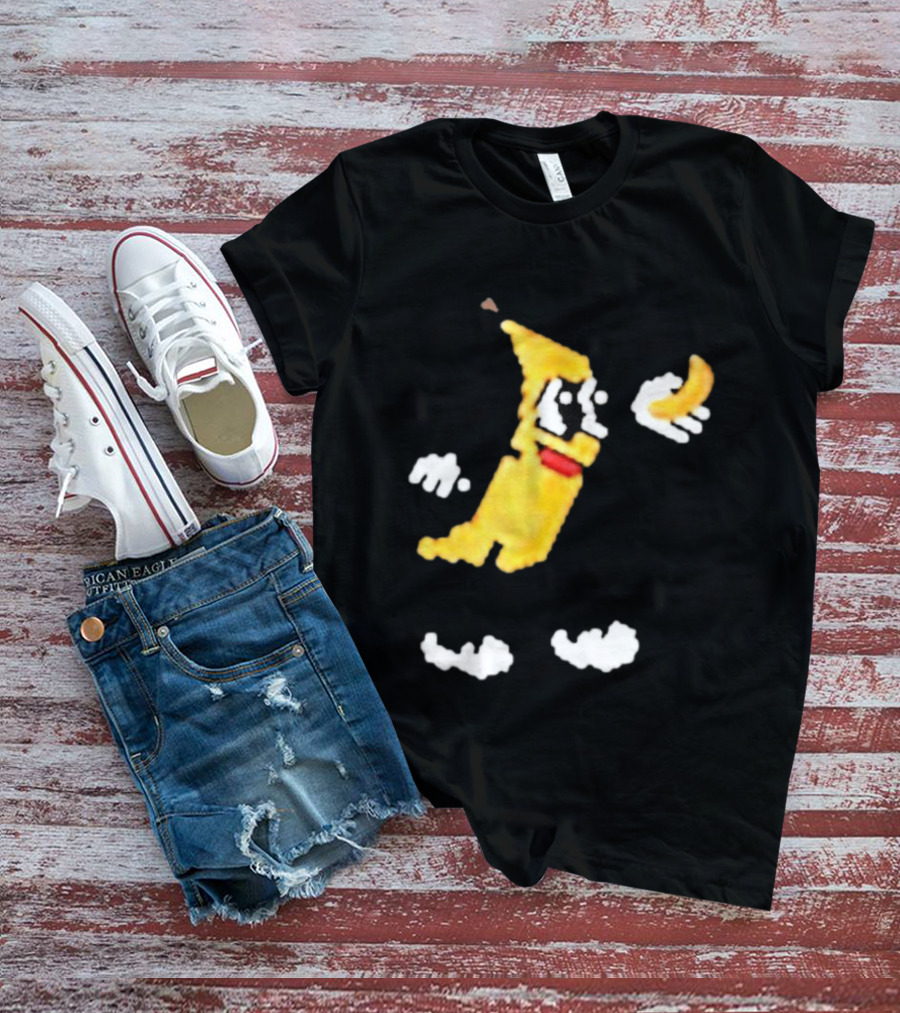 Spacex Banana Pixelated Cartoon T-Shirt