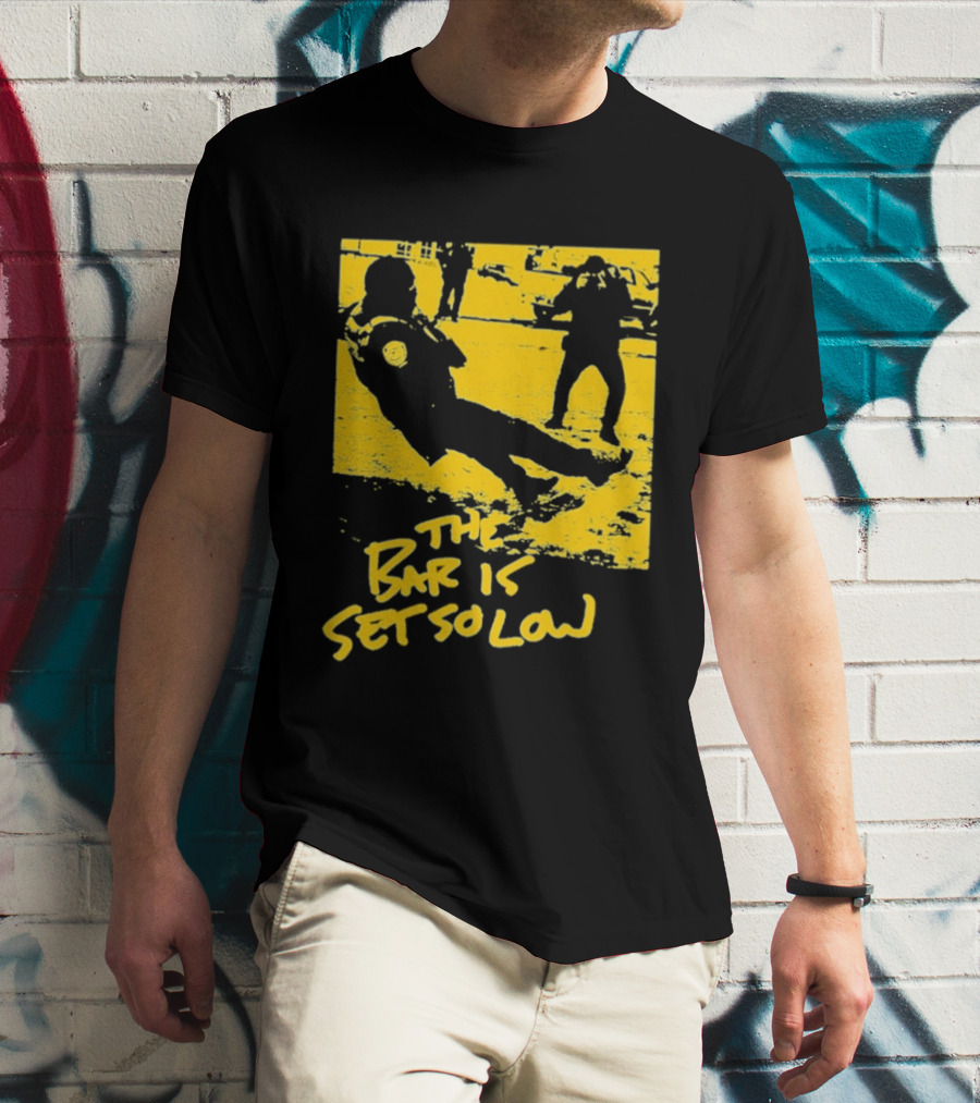 The Bar Is Set So Low Tug Of War Yellow T-Shirt