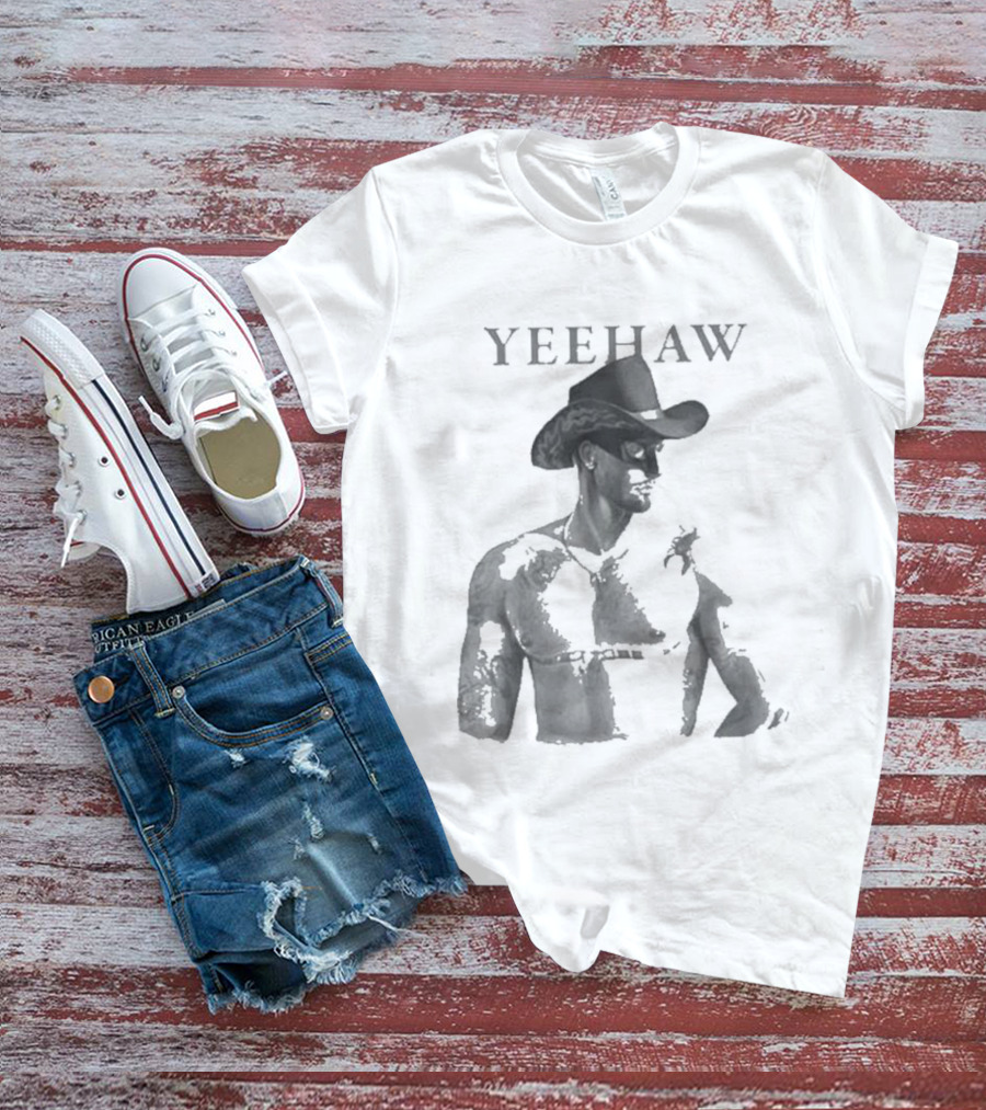 Yeehaw Orville Peck Pride 2024 Cowboy Hat T-Shirt