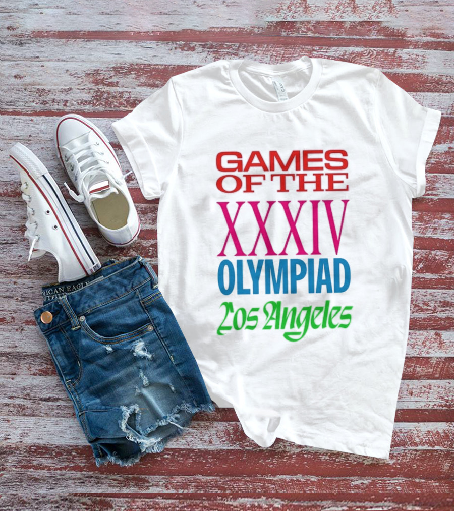 Games Of The XXXIV Olympiad Los Angeles 2028 T-Shirt