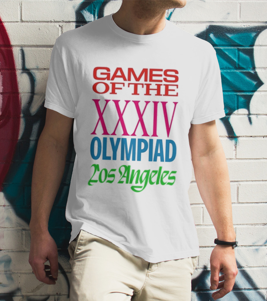 Games Of The XXXIV Olympiad Los Angeles 2028 T-Shirt