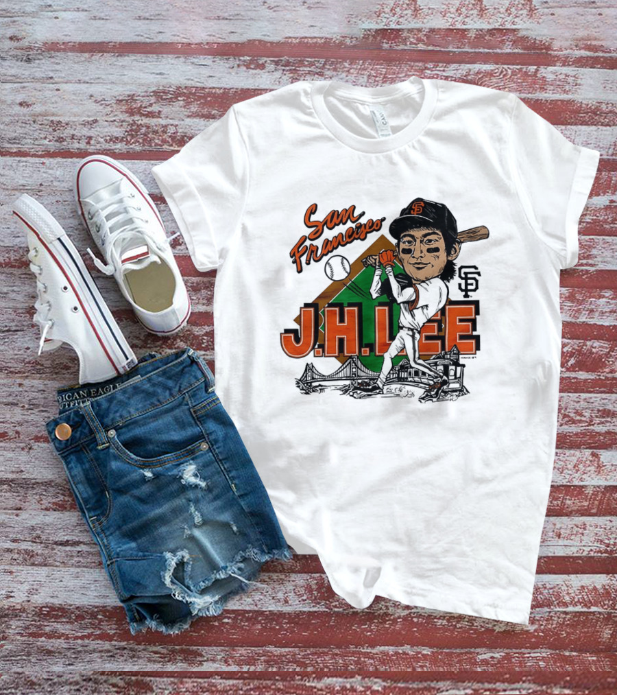 San Francisco Giants J.H. Lee Caricature T-Shirt