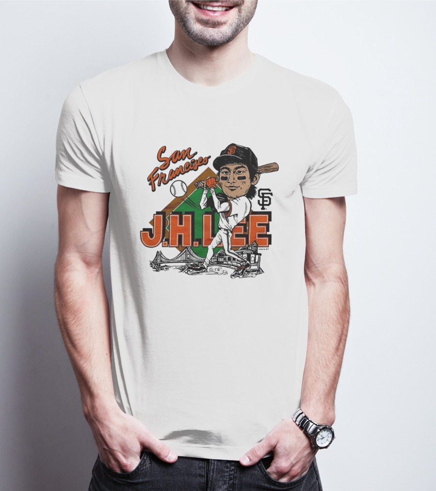 San Francisco Giants J.H. Lee Caricature T-Shirt