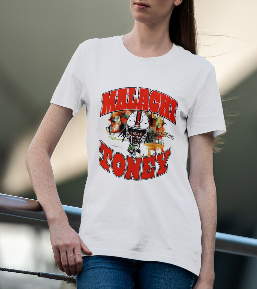 Malachi Toney Baby Jesus Miami Hurricanes T-Shirt