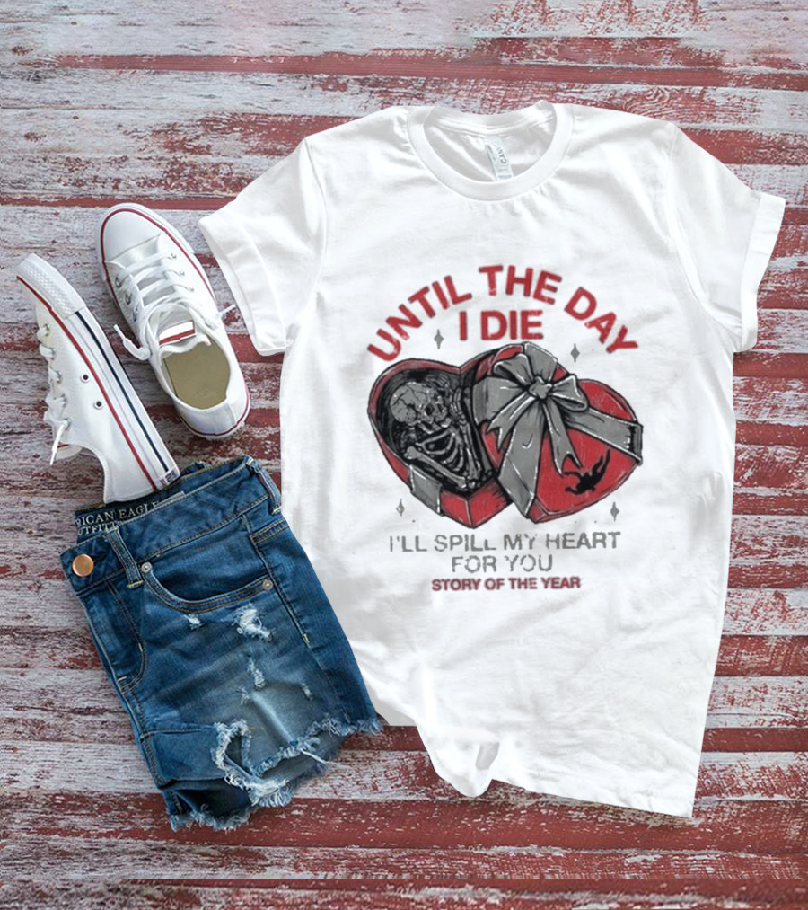 Story Of The Year Until The Day I Die Heart Box I'll Spill My Heart For You T-Shirt