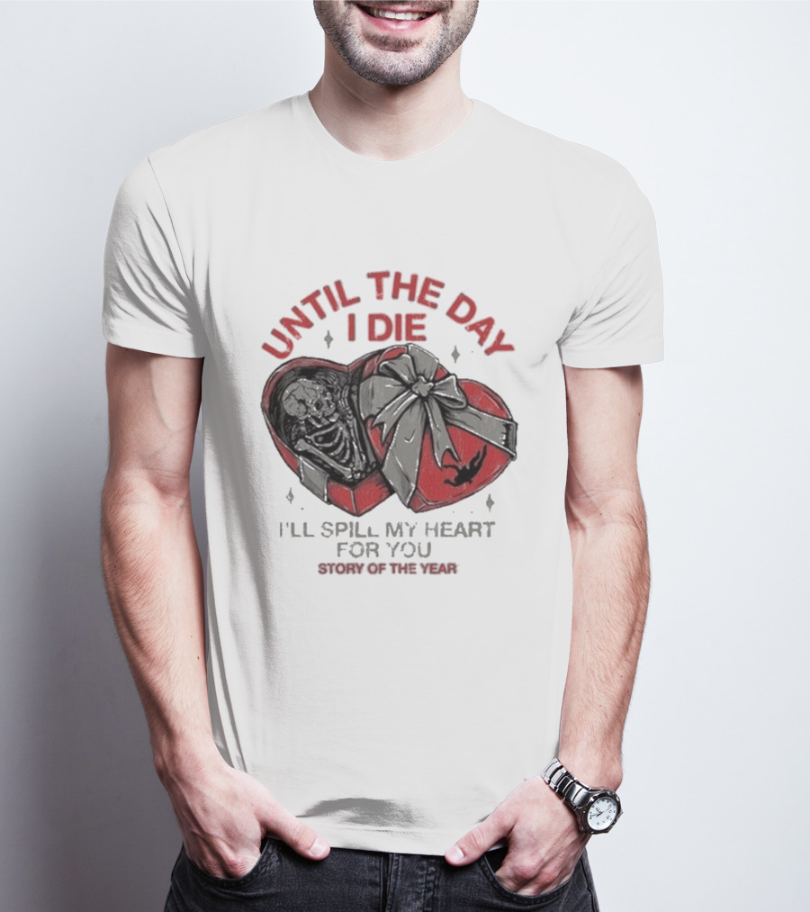 Story Of The Year Until The Day I Die Heart Box I'll Spill My Heart For You T-Shirt